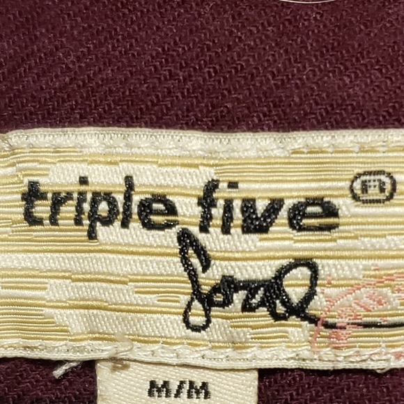 Plaid buttoned shirt High/Low - Picture 2 of 2